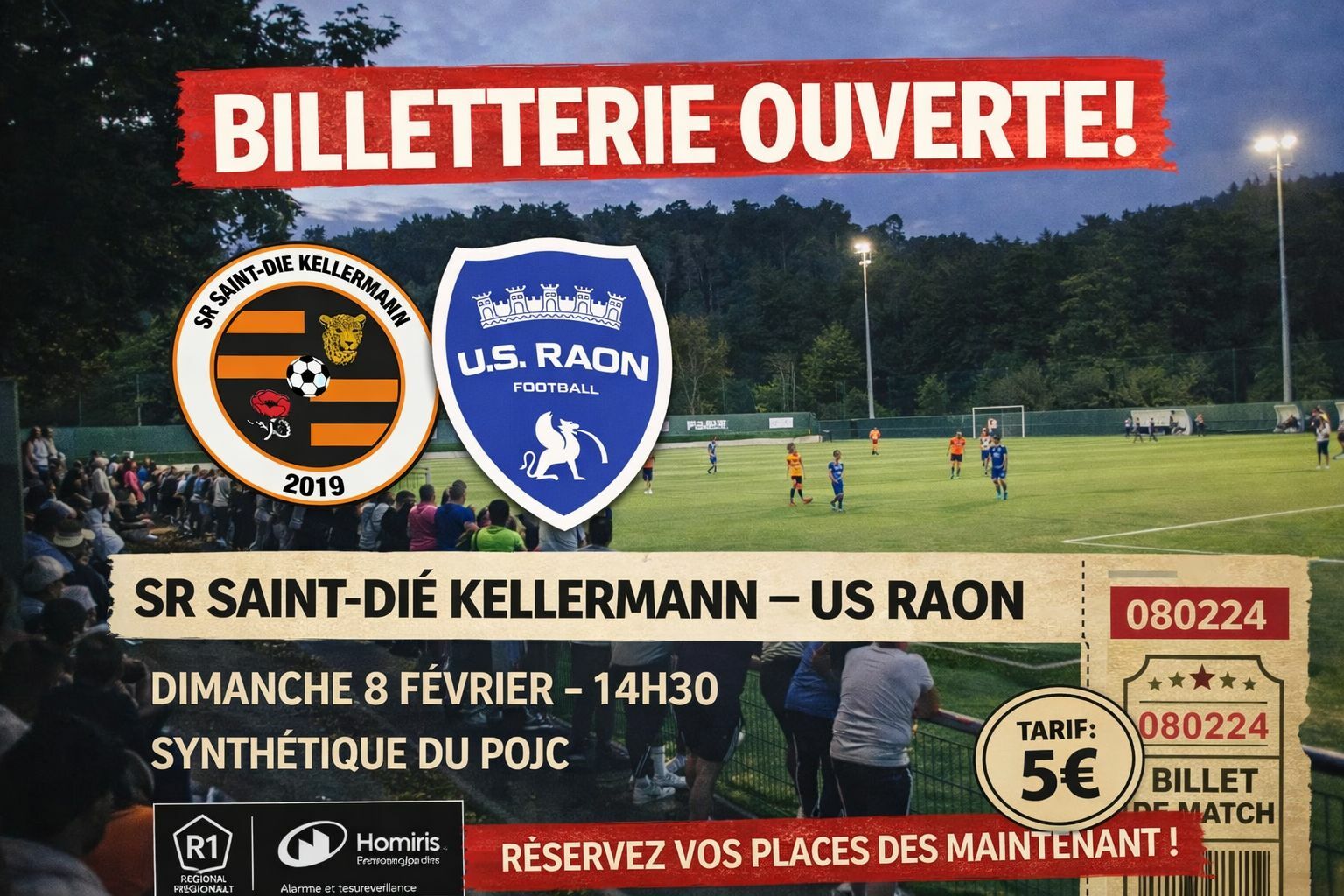 BILLETTERIE SRDK - US RAON