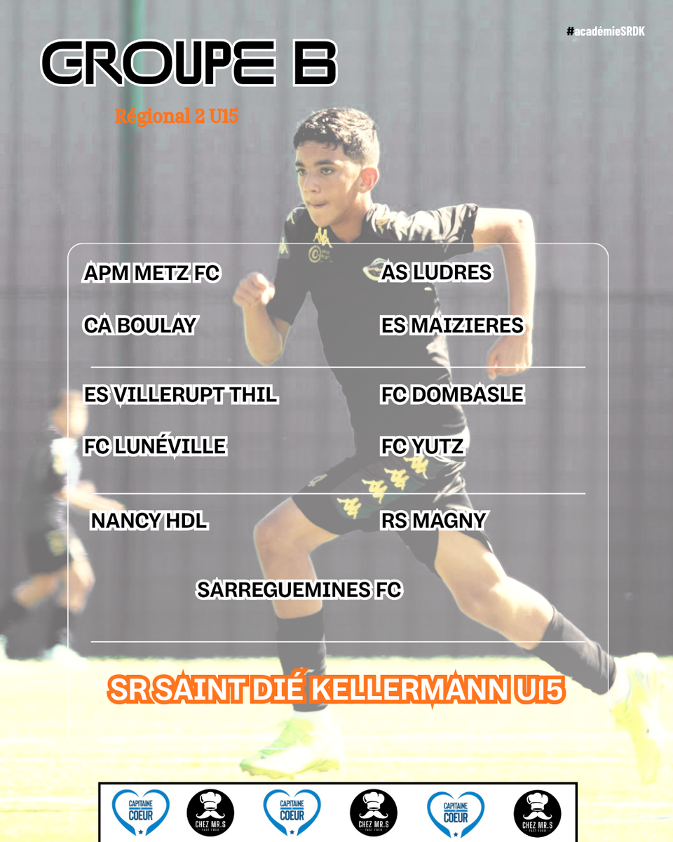LE GROUPE B POUR LES U15 REGIONAL 2