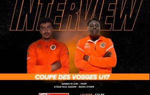 INTERVIEW COUPE DES VOSGES U17