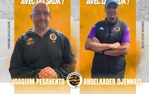 JOAQUIM PESAVENTO ET ADBELKADER DJENNAC, EDUCATEURS DE LA TEAM U13 INTER