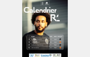 R1 HOMIRIS : LE CALENDRIER COMPLET