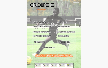LE GROUPE E POUR LES U14 REGIONAL