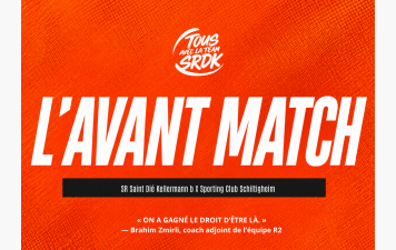 R2 l'AVANT MATCH : BRAHIM ZMIRLI « ON A GAGNÉ LE DROIT D’ÊTRE LÀ. »