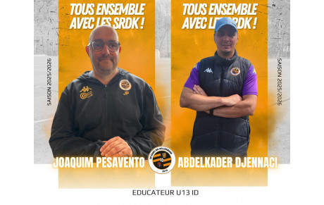 JOAQUIM PESAVENTO ET ADBELKADER DJENNAC, EDUCATEURS DE LA TEAM U13 INTER