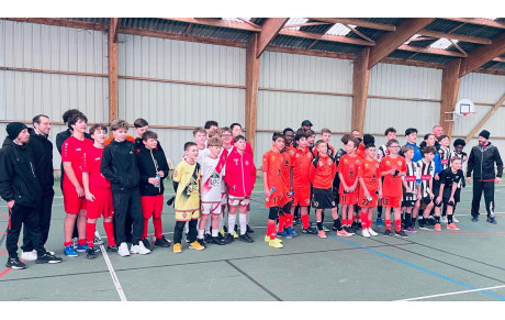 LES DEUX TEAM U14 SUR LE PODIUM À SENONES