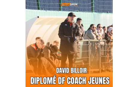 DAVID BILLOIR : DF COACH JEUNES C'EST FAIT !