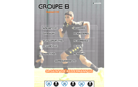 LE GROUPE B POUR LES U15 REGIONAL 2